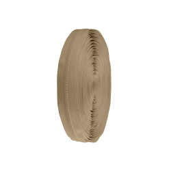 Fermeture éclair continue en plastique, no 5 - Brun naturel (10 Mètres)