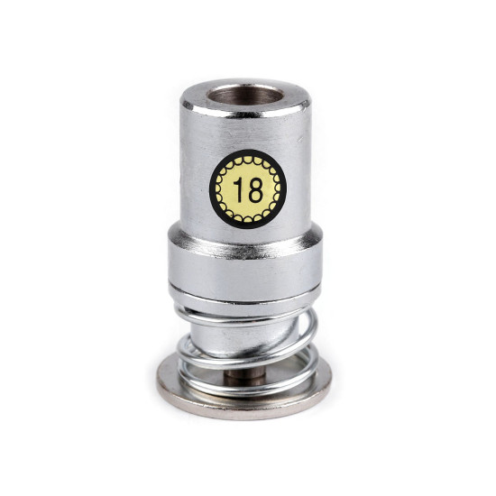 Hand press dies mold for self cover button, size 16", 18", 20", 24", 26", 28", 32", 36", 40", 44" - Nickel (1 Set) Hand press dies mold for self cover button, size 16", 18", 20", 24", 26", 28", 32", 36", 40", 44" - Nickel (1 Set)
