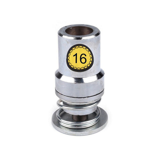 Hand press dies mold for self cover button, size 16", 18", 20", 24", 26", 28", 32", 36", 40", 44" - Nickel (1 Set) Hand press dies mold for self cover button, size 16", 18", 20", 24", 26", 28", 32", 36", 40", 44" - Nickel (1 Set)