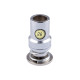 Hand press dies mold for self cover button, size 16", 18", 20", 24", 26", 28", 32", 36", 40", 44" - Nickel (1 Set) Hand press dies mold for self cover button, size 16", 18", 20", 24", 26", 28", 32", 36", 40", 44" - Nickel (1 Set)