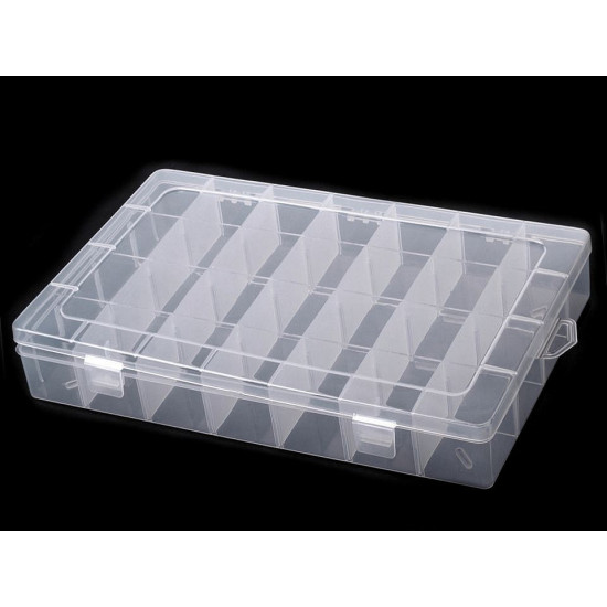 Boîte à perles en plastique, 21 x 34 x 5 cm - Comme sur la photo (1 Pièce) Boîte à perles en plastique, 21 x 34 x 5 cm - Comme sur la photo (1 Pièce)