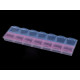 Boîte à perles en plastique, 6 x 21,5 x 2 cm - Glace bleue (1 Pièce) Boîte à perles en plastique, 6 x 21,5 x 2 cm - Glace bleue (1 Pièce)