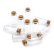 Buteleczka szklana 20x50 mm z korkiem - Transparent (5 Fiolki) Buteleczka szklana 20x50 mm z korkiem - Transparent (5 Fiolki)