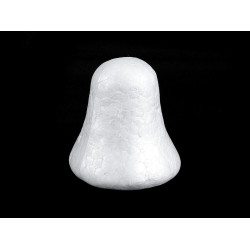 Dzwonek styropianowy 6,5x6,5 cm - White (25 Sztuki)