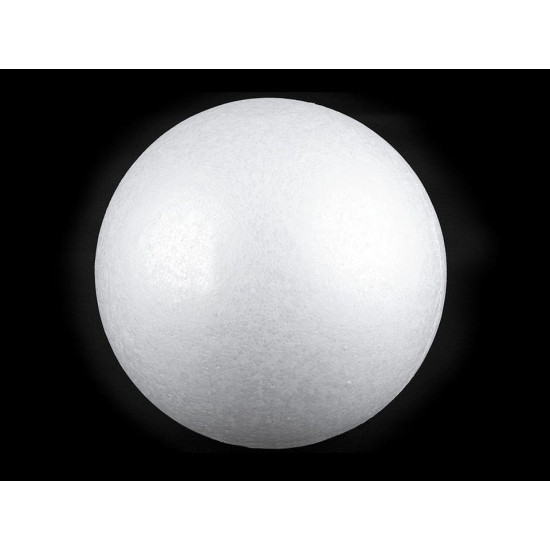 Diy polystyrene ball ø20 cm - White (1 Piece) Diy polystyrene ball ø20 cm - White (1 Piece)