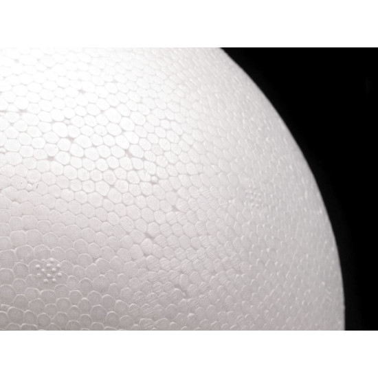 Diy polystyrene ball ø20 cm - White (1 Piece) Diy polystyrene ball ø20 cm - White (1 Piece)