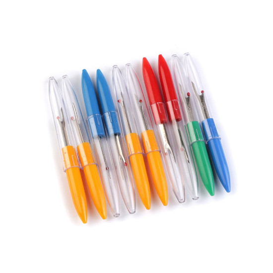 Seam ripper / thread unpicker / stitch remover, length 12 cm - Random colors (50 Pieces) Seam ripper / thread unpicker / stitch remover, length 12 cm - Random colors (50 Pieces)