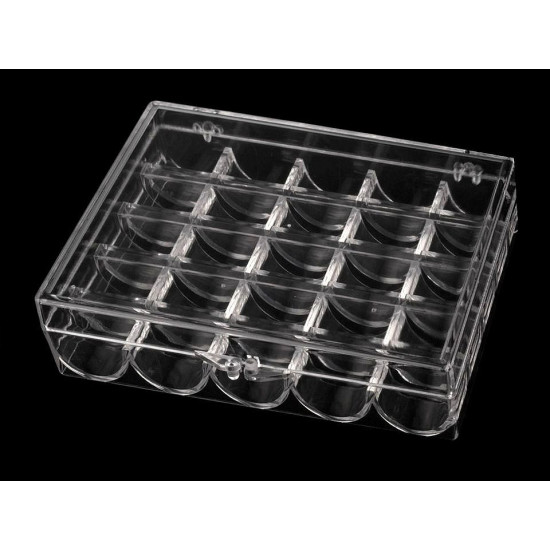 Box für spulen - Transparent (18 Dosen)
