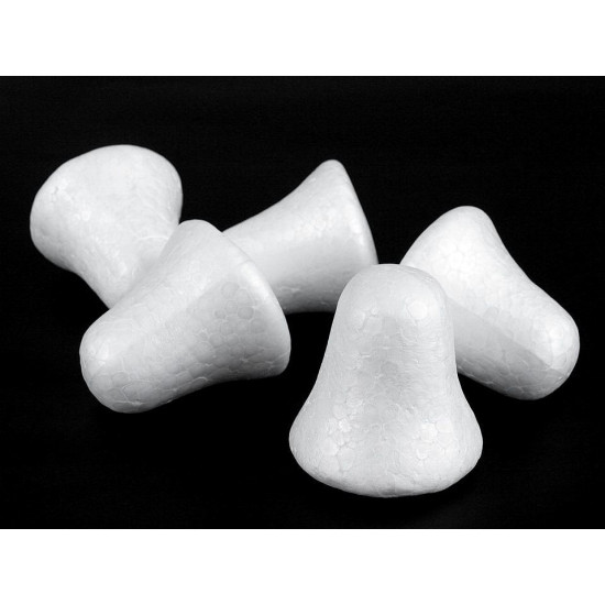 Dzwonek styropianowy 4,5x5 cm - White (20 Sztuki) Dzwonek styropianowy 4,5x5 cm - White (20 Sztuki)