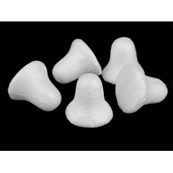 Dzwonek styropianowy 4,5x5 cm - White (100 Sztuki)
