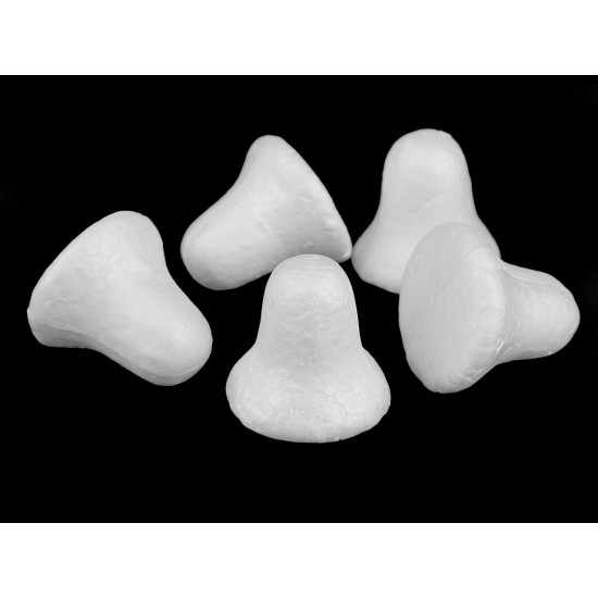 Dzwonek styropianowy 4,5x5 cm - White (20 Sztuki) Dzwonek styropianowy 4,5x5 cm - White (20 Sztuki)
