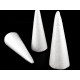 Stożek styropianowy 9,5x24 cm - White (1 Sztuka) Stożek styropianowy 9,5x24 cm - White (1 Sztuka)