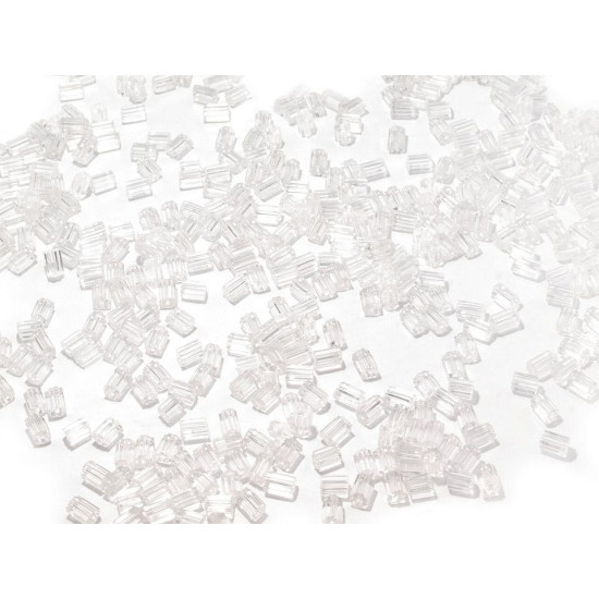 Zatyczki do kolczyków 3x4 mm - Transparent (30 Gramy) Zatyczki do kolczyków 3x4 mm - Transparent (30 Gramy)