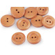 Wooden buttons size 20', 24', 28', 30', 32' - Natural medium (10 Pieces) Wooden buttons size 20', 24', 28', 30', 32' - Natural medium (10 Pieces)