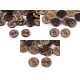 Coconut button, size 24' flower - Natural medium (10 Pieces) Coconut button, size 24' flower - Natural medium (10 Pieces)