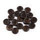 Wooden button size 20' - Natural light (500 Pieces)