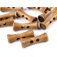 Wooden toggle button 35 mm - Natural dark (10 Pieces) Wooden toggle button 35 mm - Natural dark (10 Pieces)