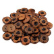Wooden bloom button 40' - Brown natural (10 Pieces) Wooden bloom button 40' - Brown natural (10 Pieces)