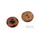 Wooden bloom button 40' - Brown natural (10 Pieces) Wooden bloom button 40' - Brown natural (10 Pieces)
