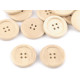 Wooden button size 40' 4-hole - Cherry (10 Pieces)