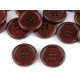 Wooden button size 40' 4-hole - Cherry (10 Pieces)