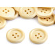 Wooden button size 32' 4-hole - Natural medium (100 Pieces) Wooden button size 32' 4-hole - Natural medium (100 Pieces)