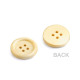 Wooden button size 32' 4-hole - Natural medium (100 Pieces) Wooden button size 32' 4-hole - Natural medium (100 Pieces)