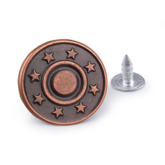 Jeans tack button size 32' - Nickel (400 Pieces) Jeans tack button size 32' - Nickel (400 Pieces)