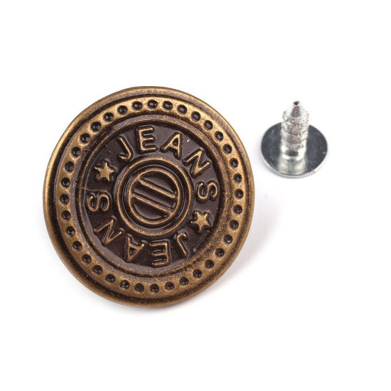 Jeans tack button size 32' - Nickel (400 Pieces) Jeans tack button size 32' - Nickel (400 Pieces)