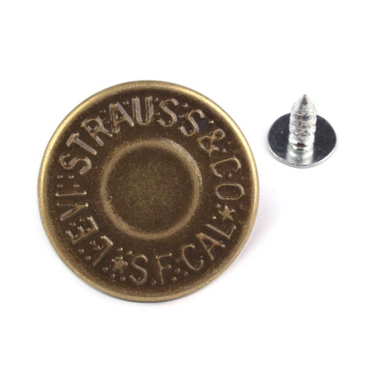 Jeans tack button size 32' - Nickel (400 Pieces) Jeans tack button size 32' - Nickel (400 Pieces)