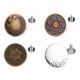 Jeans tack button size 32' - Nickel (400 Pieces) Jeans tack button size 32' - Nickel (400 Pieces)