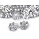 Guzik / ozdoba szlifowany kwiatek - Crystal (500 Sztuki) Guzik / ozdoba szlifowany kwiatek - Crystal (500 Sztuki)