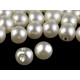 Sew-on faux pearl bead / button ø10 mm - Lila (100 Pieces) Sew-on faux pearl bead / button ø10 mm - Lila (100 Pieces)