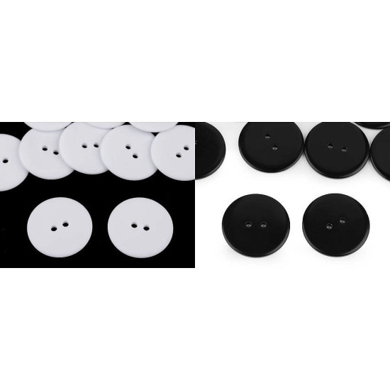 Guzik rozmiar 48" - White (10 Sztuki) Guzik rozmiar 48" - White (10 Sztuki)