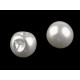 Guzik perełka ø12 mm - Perłowy (10 Sztuki) Guzik perełka ø12 mm - Perłowy (10 Sztuki)