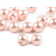 Sew-on faux pearl bead / button ø8 mm - Black (100 Pieces) Sew-on faux pearl bead / button ø8 mm - Black (100 Pieces)