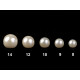Sew-on faux pearl bead / button ø8 mm - Black (100 Pieces) Sew-on faux pearl bead / button ø8 mm - Black (100 Pieces)