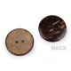 Coconut button double-sided size 24', 28', 32', 36'; 40', 48' - Natural medium (100 Pieces) Coconut button double-sided size 24', 28', 32', 36'; 40', 48' - Natural medium (100 Pieces)