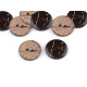 Coconut button double-sided size 24', 28', 32', 36'; 40', 48' - Natural medium (100 Pieces) Coconut button double-sided size 24', 28', 32', 36'; 40', 48' - Natural medium (100 Pieces)