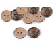 Coconut button double-sided size 24', 28', 32', 36'; 40', 48' - Natural medium (100 Pieces) Coconut button double-sided size 24', 28', 32', 36'; 40', 48' - Natural medium (100 Pieces)