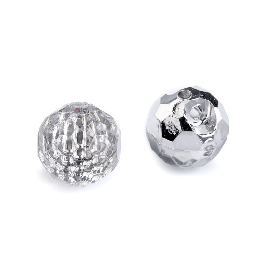 Crystal buttons ø10 mm - Silver (20 Pieces) Crystal buttons ø10 mm - Silver (20 Pieces)