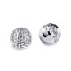 Crystal buttons ø10 mm - Silver (20 Pieces) Crystal buttons ø10 mm - Silver (20 Pieces)