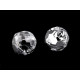 Crystal buttons ø10 mm - Silver (20 Pieces) Crystal buttons ø10 mm - Silver (20 Pieces)