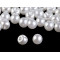 Bouton fausse perle, ø 6 mm - Perle blanche (100 Pièces)
