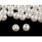Bouton fausse perle, ø 6 mm - Perle (100 Pièces)