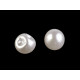 Bottone in finta perla, ø 6 mm - Bianco perla (100 Pezzi) Bottone in finta perla, ø 6 mm - Bianco perla (100 Pezzi)