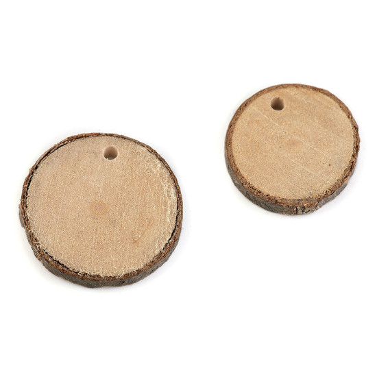 Natural wood tree branch slice / wood circle - Ivory (240 Pieces) Natural wood tree branch slice / wood circle - Ivory (240 Pieces)