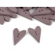 Bottone decorativo in legno, modello: cuore - Bianco (200 Pezzi) Bottone decorativo in legno, modello: cuore - Bianco (200 Pezzi)