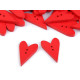 Bottone decorativo in legno, modello: cuore - Bianco (200 Pezzi) Bottone decorativo in legno, modello: cuore - Bianco (200 Pezzi)