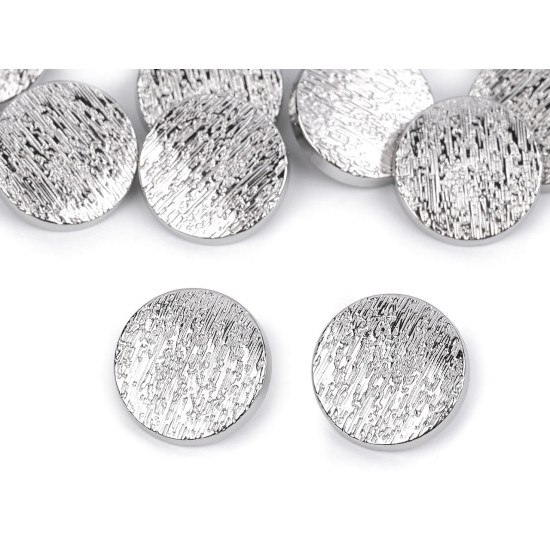 Metal button 28', 36' - Nickel (200 Pieces) Metal button 28', 36' - Nickel (200 Pieces)
